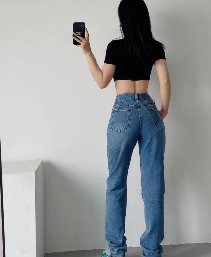 High Waist Jeans.