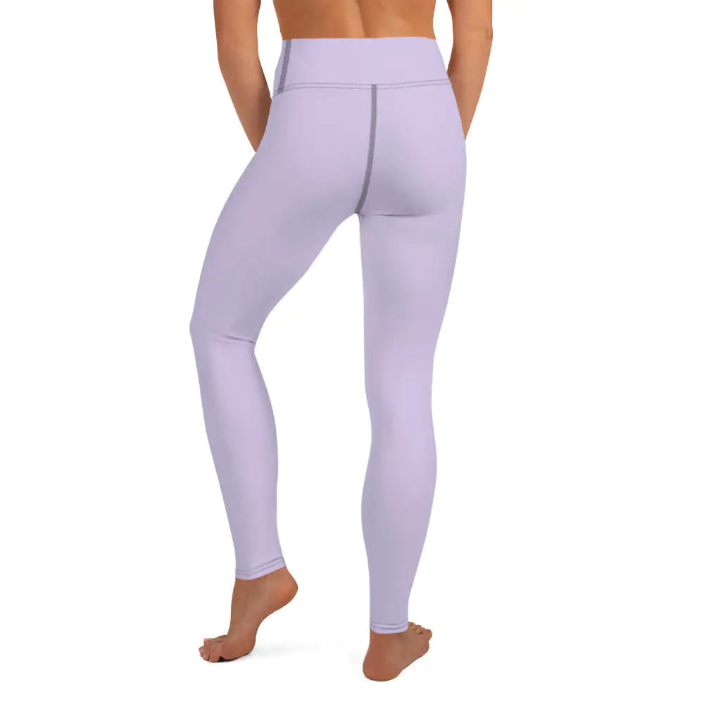 Women's Tropical Purple Sunset Yoga Leggings.