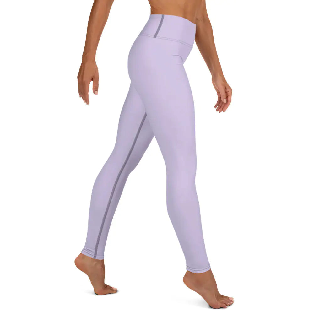 Women's Tropical Purple Sunset Yoga Leggings.