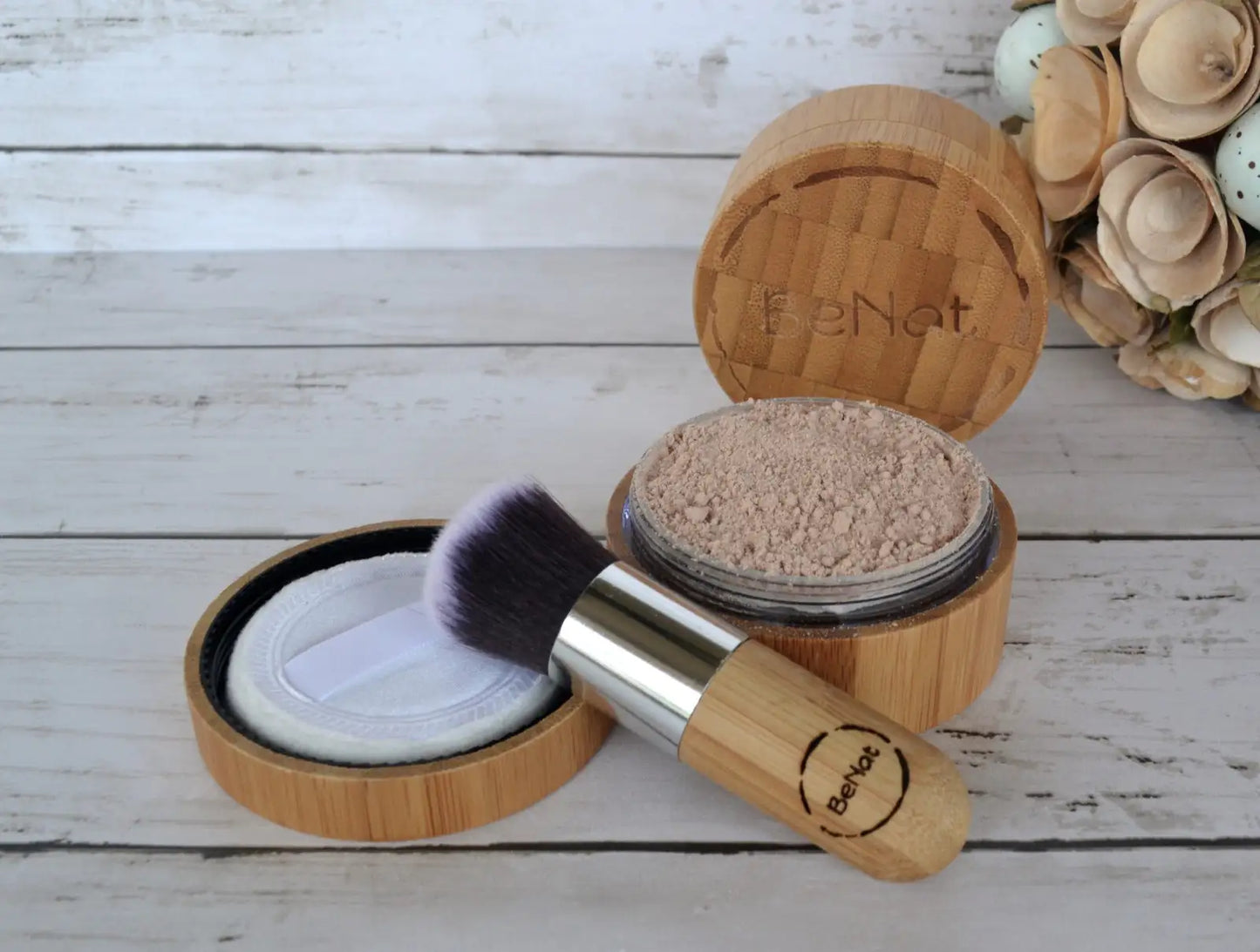 Translucent Loose Powder Set.