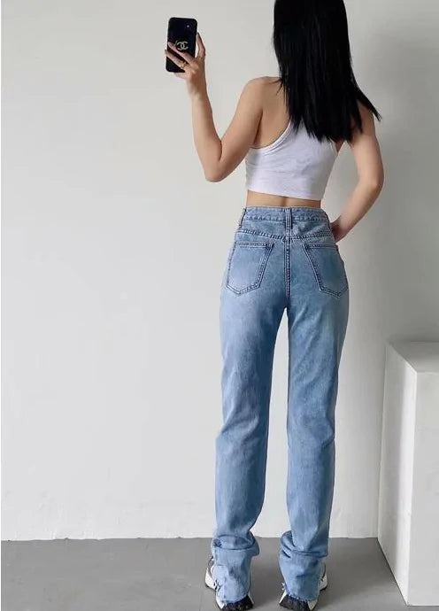 High Waist Jeans.