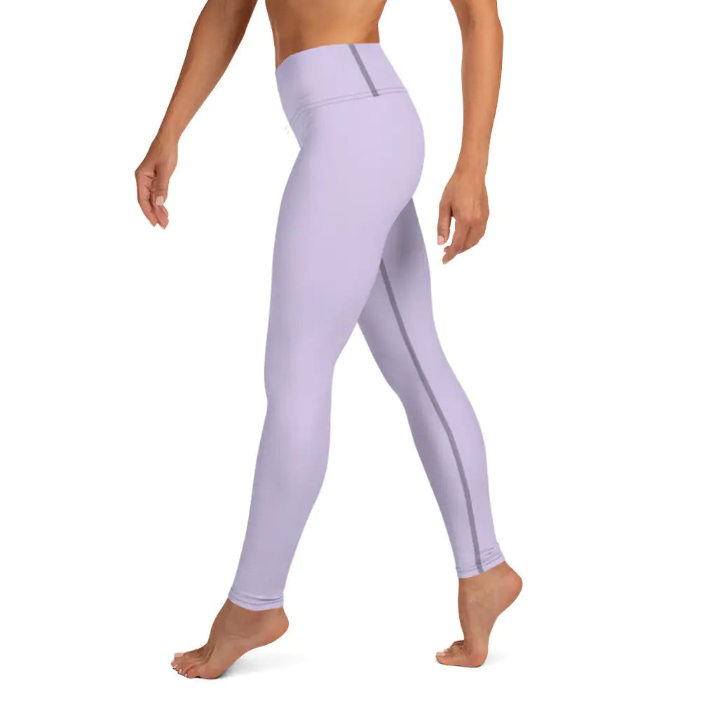 Women's Tropical Purple Sunset Yoga Leggings.