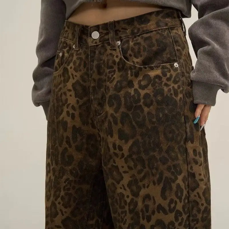 Vintage Leopard Jeans.